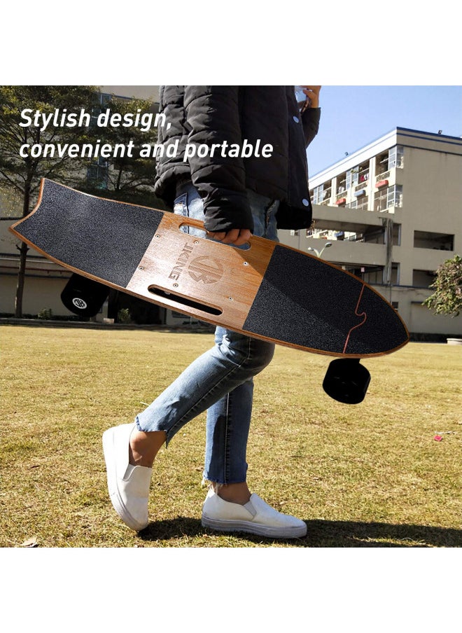 JKING Jking Electric Skateboard Electric Longboard with Remote Control Electric Skateboard,700W Hub-Motor,16.7 MPH Top Speed,8.2 Miles Range,3 Speeds Adjustment,6 Months Warranty  - Image 3