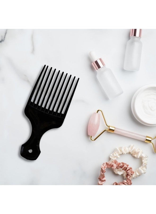 Vakly Vakly Hair Pick Comb - Wide Tooth Afro Lifts, Pack of 4 Combs - 5.25 Inch - for Hair Styling, Lifting, Detangling, Adding Volume for Long Curly and Thick Hair, Wigs and Beards for Men & Women  - Image 5