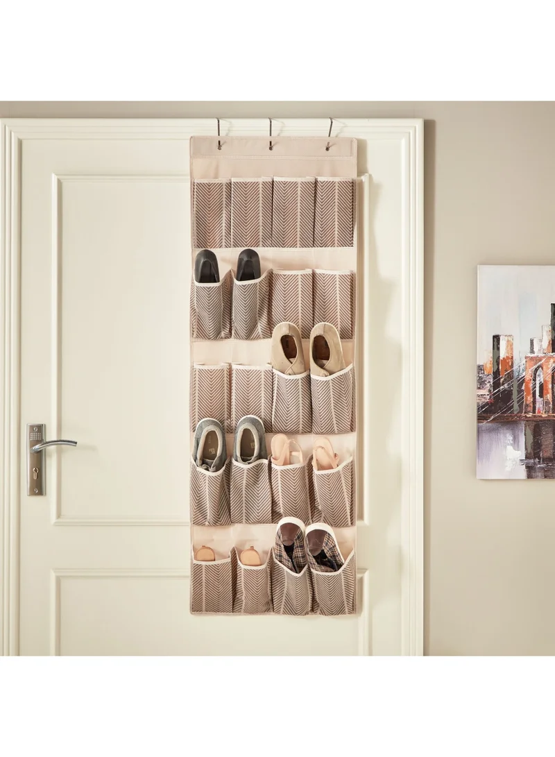 Home Box Ebase 20-Pocket Hanging Organizer 47 x 134 cm Fabric Multicolour