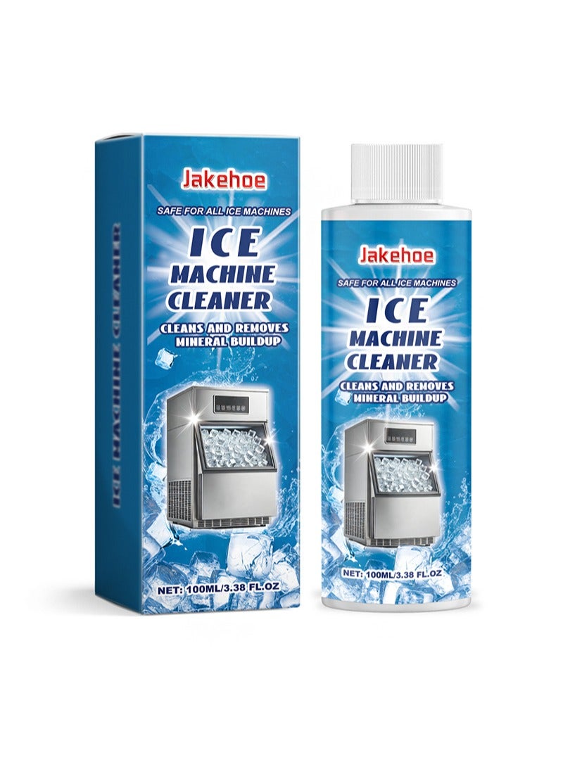 Jakehoe منظف ​​ماكينة الثلج، تنظيف يومي لطيف، إزالة الروائح، العناية بالتطهير، تنظيف ماكينة الثلج، مناسب لجميع ماركات منظفات ماكينة الثلج (100 مل) - Image 1
