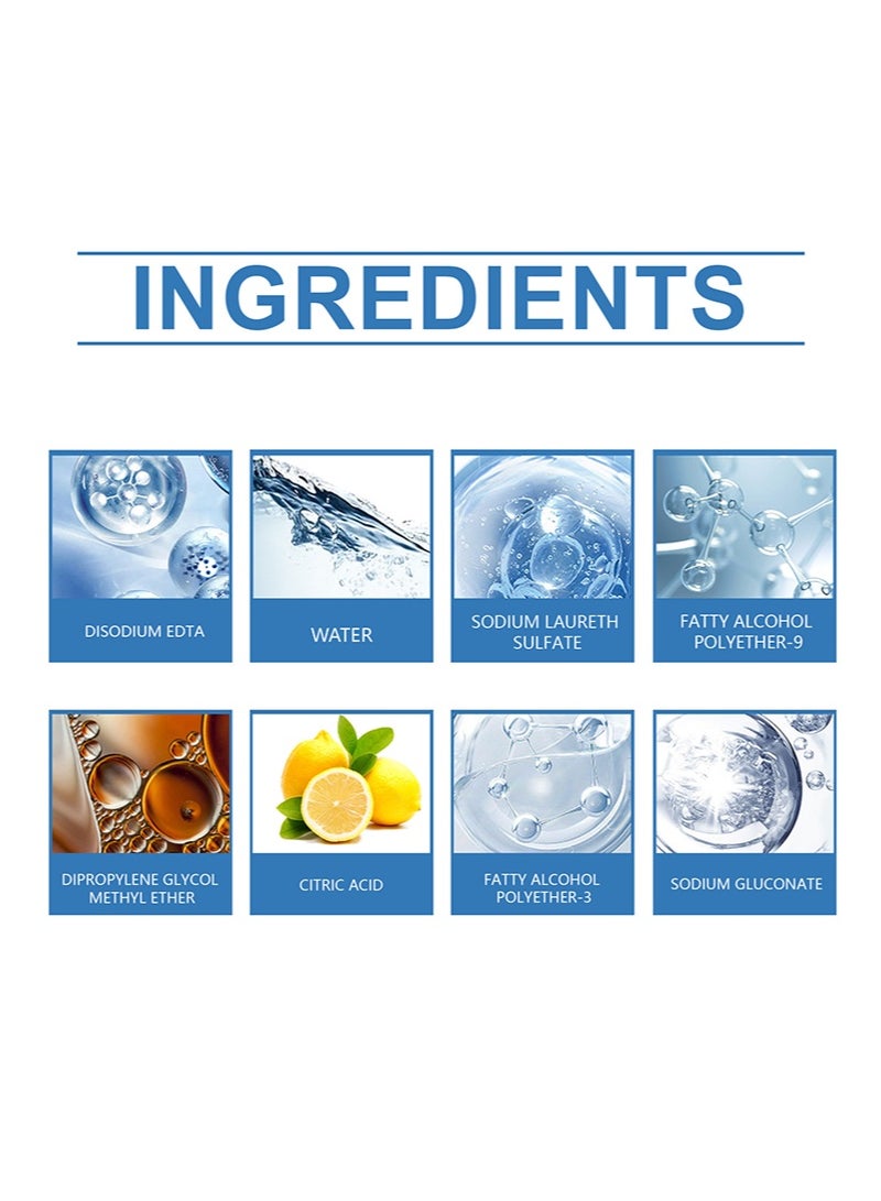 Jakehoe منظف ​​ماكينة الثلج، تنظيف يومي لطيف، إزالة الروائح، العناية بالتطهير، تنظيف ماكينة الثلج، مناسب لجميع ماركات منظفات ماكينة الثلج (100 مل) - Image 3