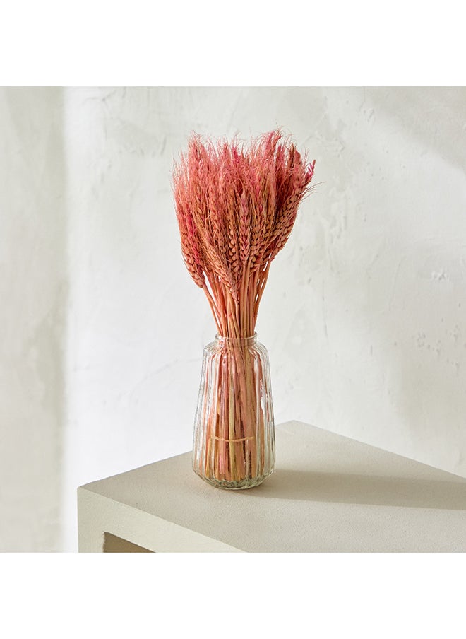 Home Box Medley Dried Wheat Grass Bunch in Glass Bottle 1 x 35 x 1 cm  - Image 1