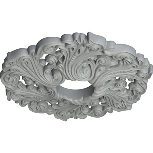Ekena Millwork CM19OR 19 5/8-Inch OD x 4 3/4-Inch ID x 1 3/4-Inch Orrington Ceiling Medallion - Image 2