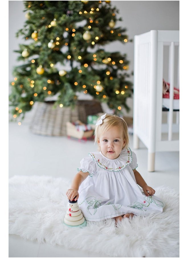 pearhead Pearhead Christmas Snowman Stacking Toy Set, Holiday Toys for Toddlers, Baby Nursery Holiday Décor, Wooden Sorting and Stacking Tower Educational Toy, for Kids  - Image 3