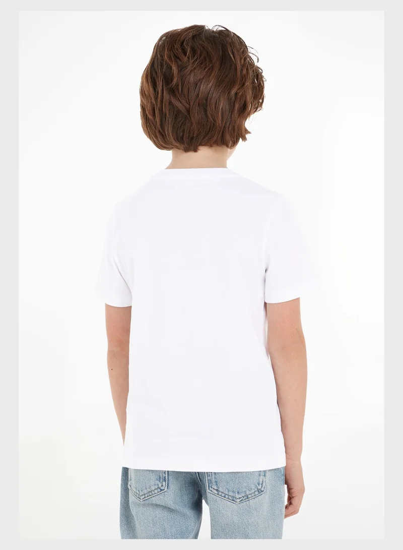 Calvin Klein Jeans Kids 2 Pack Crew Neck T-Shirt