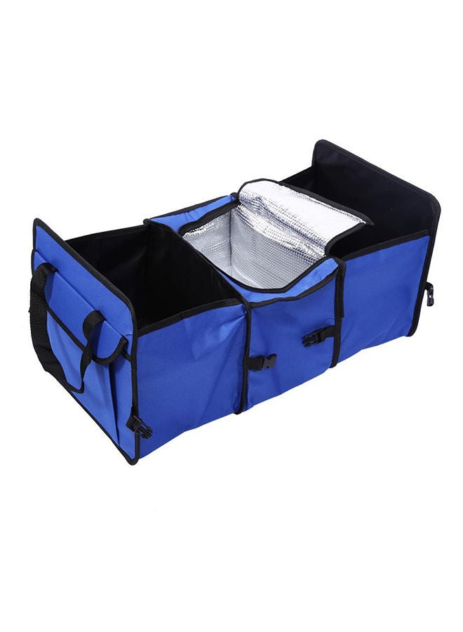 NIBEMINENT Car Trunk Foldable Cargo Organizer/ Auto Interior Storage Bag Folding Case Blue