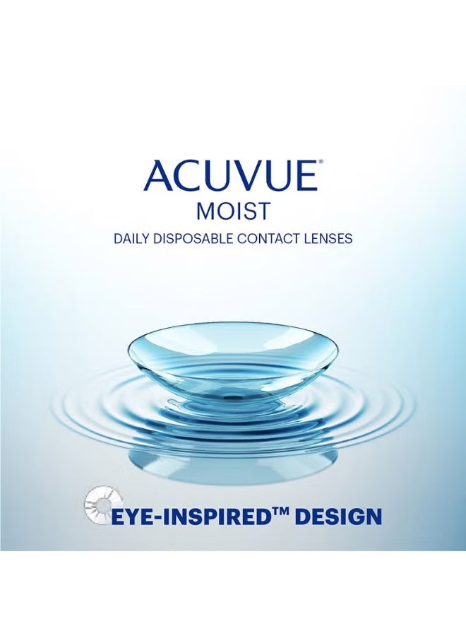 Acuvue Daily Moisturizing Lenses, Lens Power (4.75-), Pack of 30 Lenses - Image 3