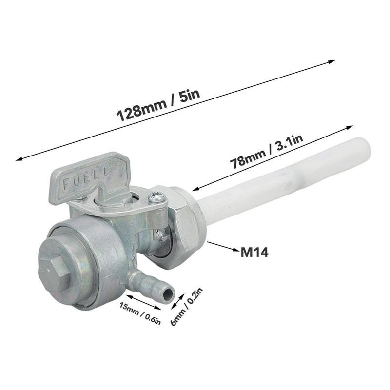 Motorcycle Fuel Shut Off Valve Petcock Alloy For Z50R ATC185 TX200 49cc 80cc - Image 4
