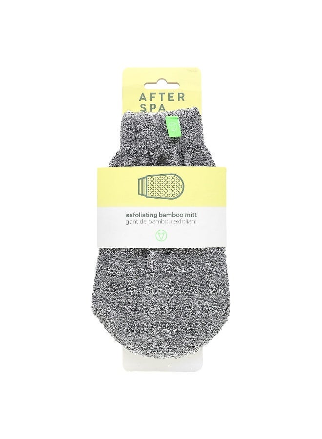 AfterSpa, Exfoliating Bamboo Mitt, 1 Mitt - Image 1