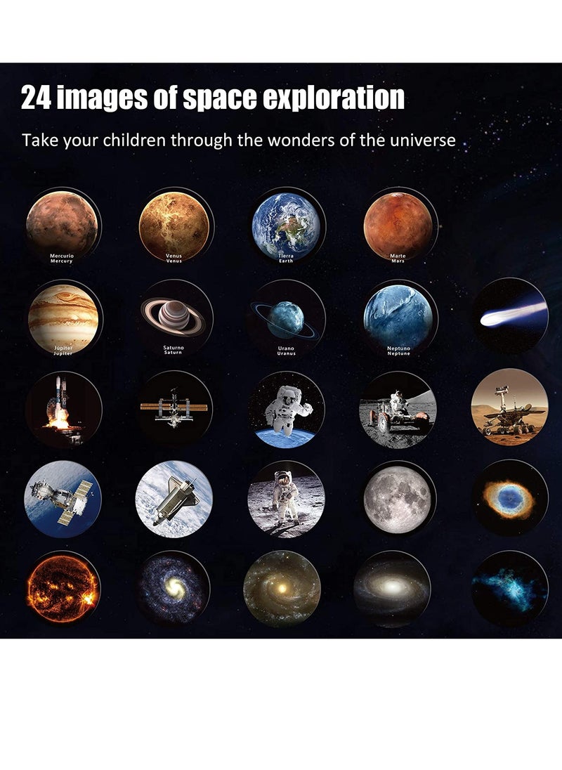 SYOSI Solar System for Kids 3 4 5 Year Old Boy and Girl Birthday Gift, Planets Space Toys for Kids 3-5 Solar System Model Kit with Projector  - Image 4