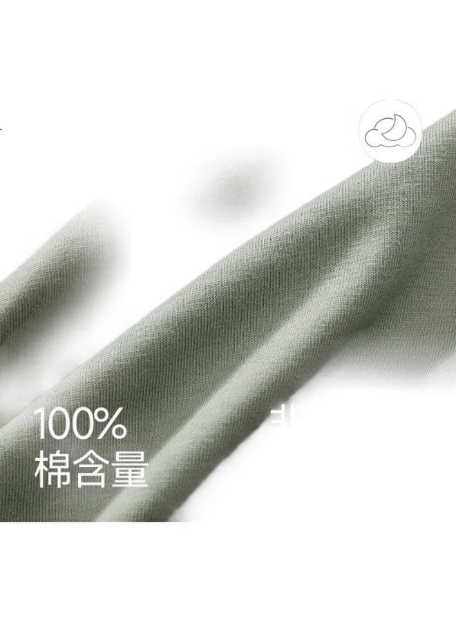 Fenton Men'S Cotton Shorts Summer Sports Casual Five-Point Pants All Cotton Home Pants Army Green Xl - Image 3