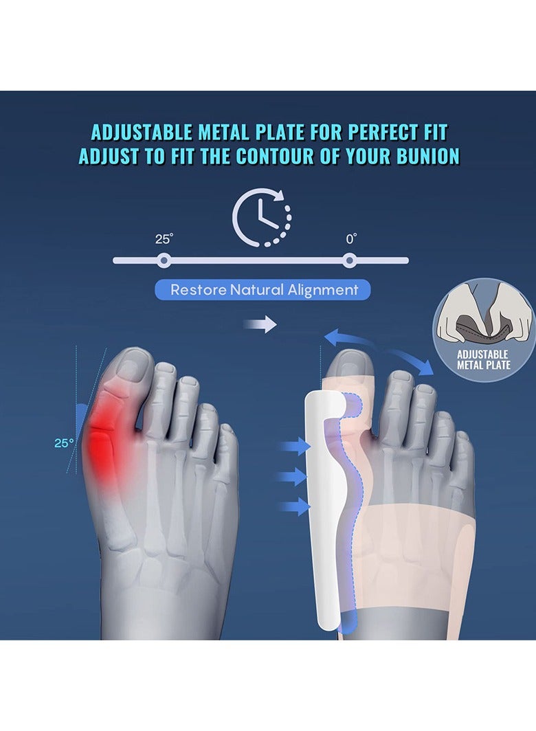 Toe Rectifier, Hallux Valgus Women's Big Mother Orthosis, Foot Bone Protruding Correction Big Toe Artifact, 16.5*14.5 * 5cm, Free Size - Image 3