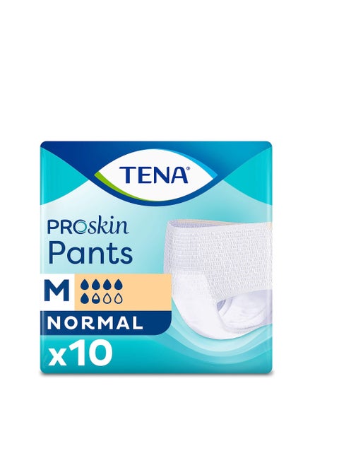 Tena dippers Incontinent Pants Medium Size Pack of 10 for Males and Females