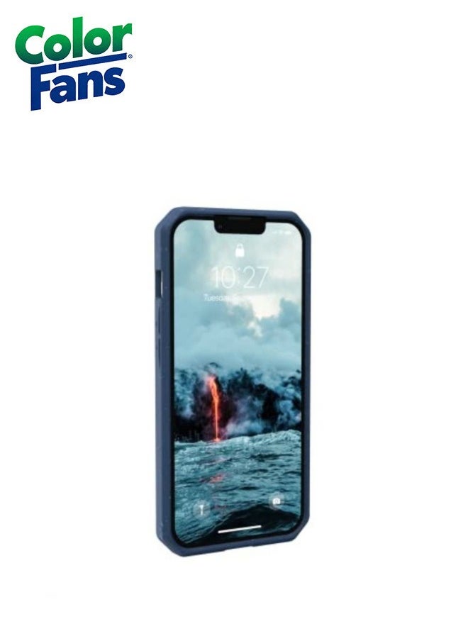 Color Fans - Outback Biodegradable iPhone 13 Case Eco-Friendly Rugged Ultra Slim Protective Cover Blue - Image 1