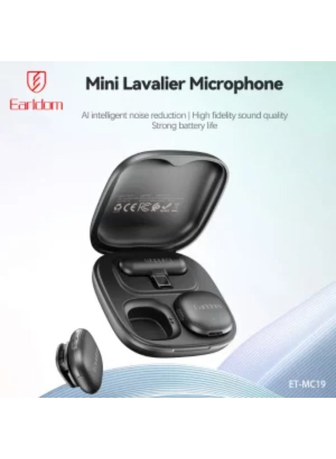 Earldom ET-MC19 Professional Wireless Microphone, Black - Image 2