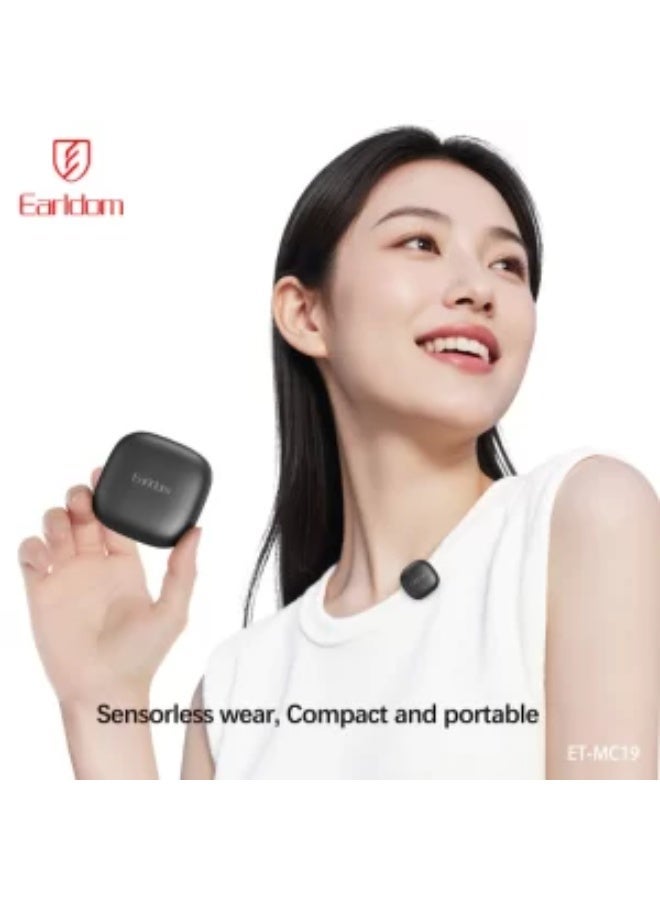Earldom ET-MC19 Professional Wireless Microphone, Black - Image 3