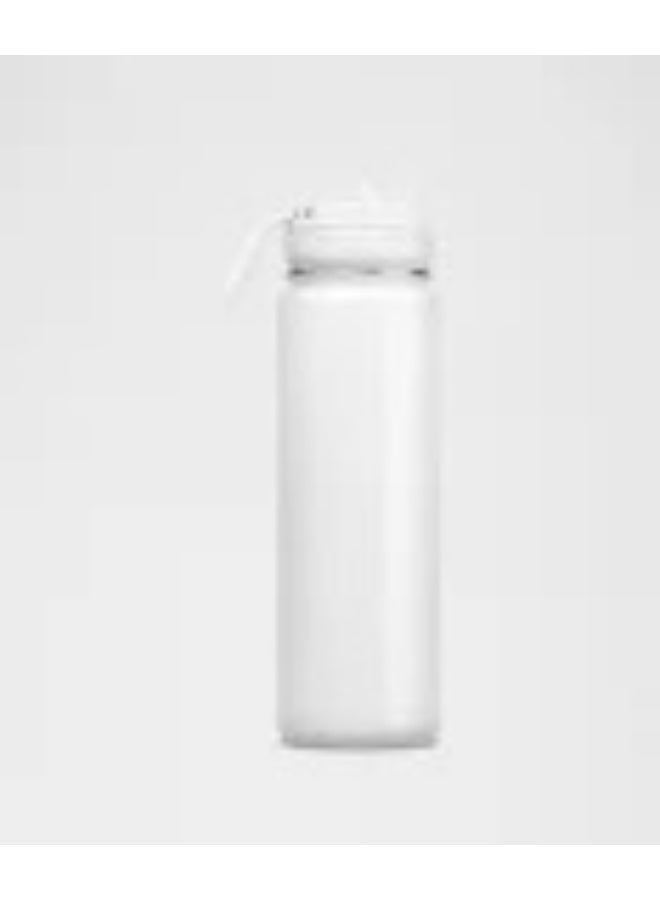 Lululemon Water Bottle, Lululemon 24oz White Sports Bottle, Reusable Drink Bottle with Carry Handle for Gym, Sports, Travel, Office, School and Daily Use - Image 3
