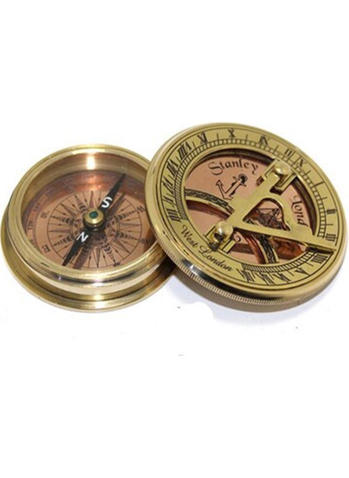 Hediyesahibi - Sundial with Compass 2 cm x 7 cm - Image 1