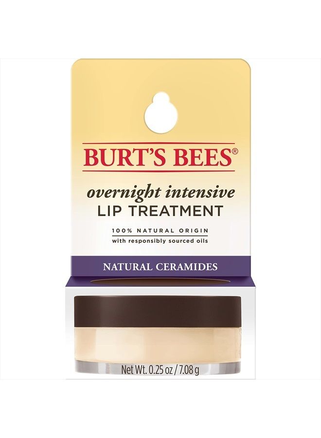 Burt's Bees Lip Care Easter Basket Stuffers, Moisturizing Overnight Intensive Treatment Spring Gift, for All Day Hydration, Ultra Conditioning Moisturizer, 0.25 Ounce (Packaging May Vary) - Image 1