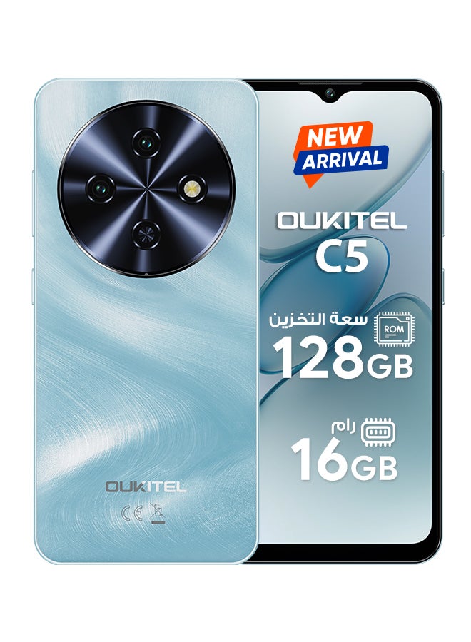 Oukitel C5 Dual SIM Blue 4+12GB RAM 128GB 4G - Middle East Version - Image 1