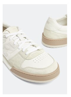 Fendi Match Sneakers White Suede Low Tops  - Image 4