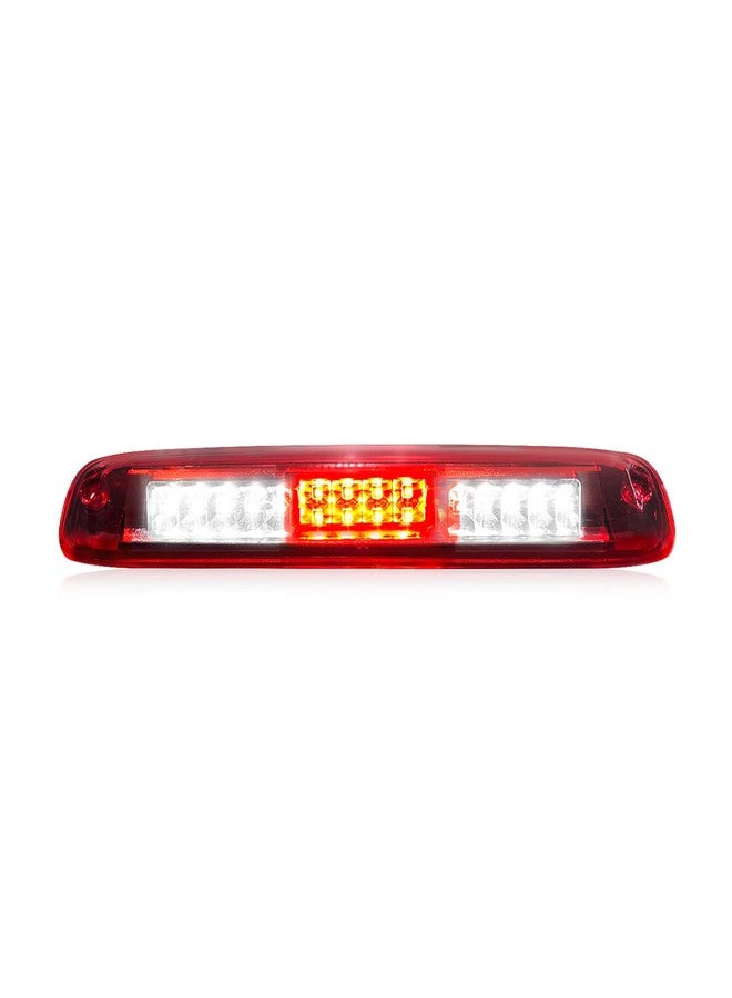 LESAUCE 2025 Upgraded 3rd Third Brake Light for 1999-2006 Chevrolet (Chevy) Silverado GMC Sierra 1500 2500 3500 HD Classic LED Cargo Light High Mount Stop light, Chrome Housing Red Lens - Image 1