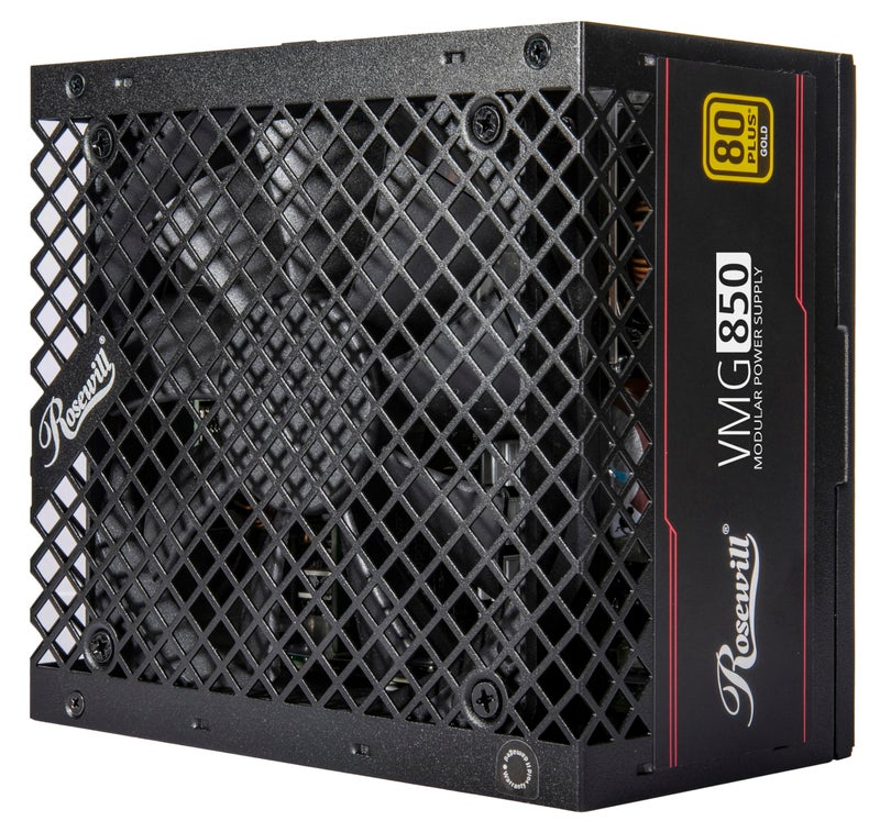 Rosewill VMG 850W 80+ Gold, ATX 3.0 & 3.1 Compatible, Full Modular Low-Noise Power Supply, PCIe 5.1 12V-2x6 Connector, 100% Japanese Electrolytic Capacitor, 120mm FDB Silent Fan - 5 Year Warranty - Image 3