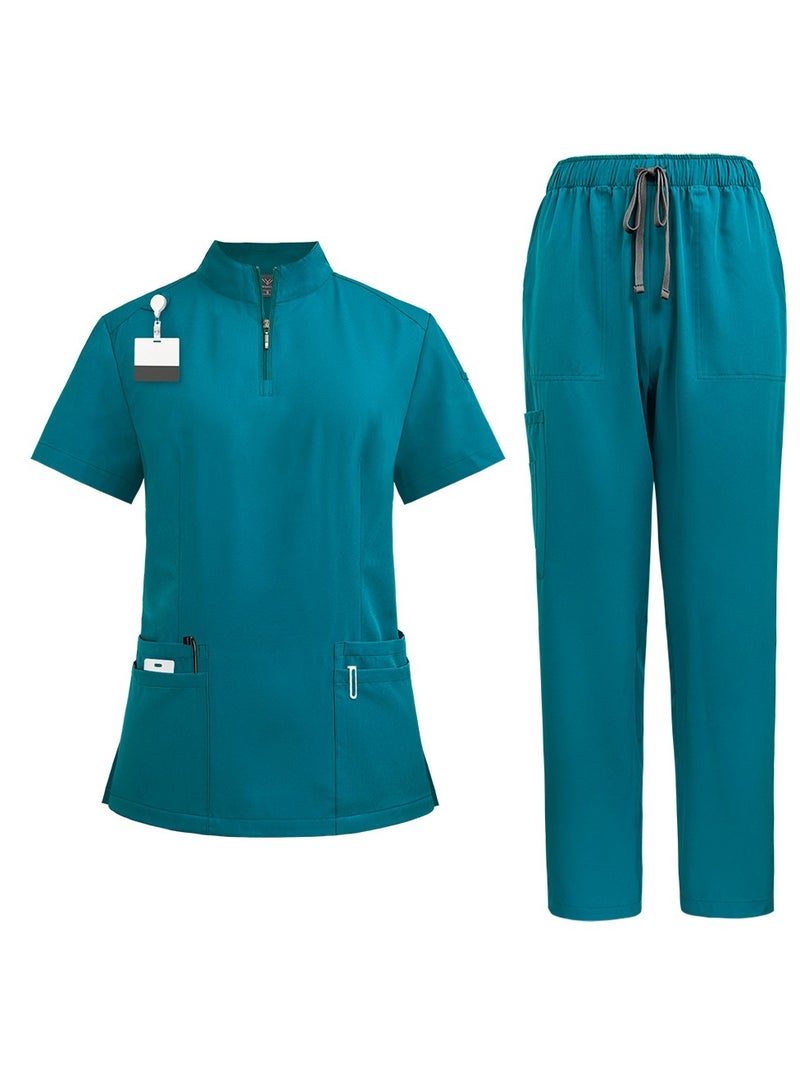 New elastic quick drying medical work clothes for dental doctors and nurses ﻿ - Image 1
