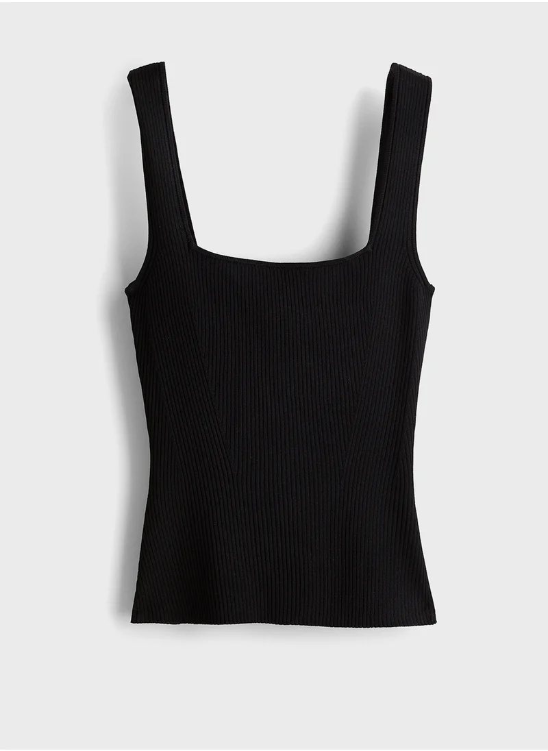 H&M Rib-Knit Vest Top