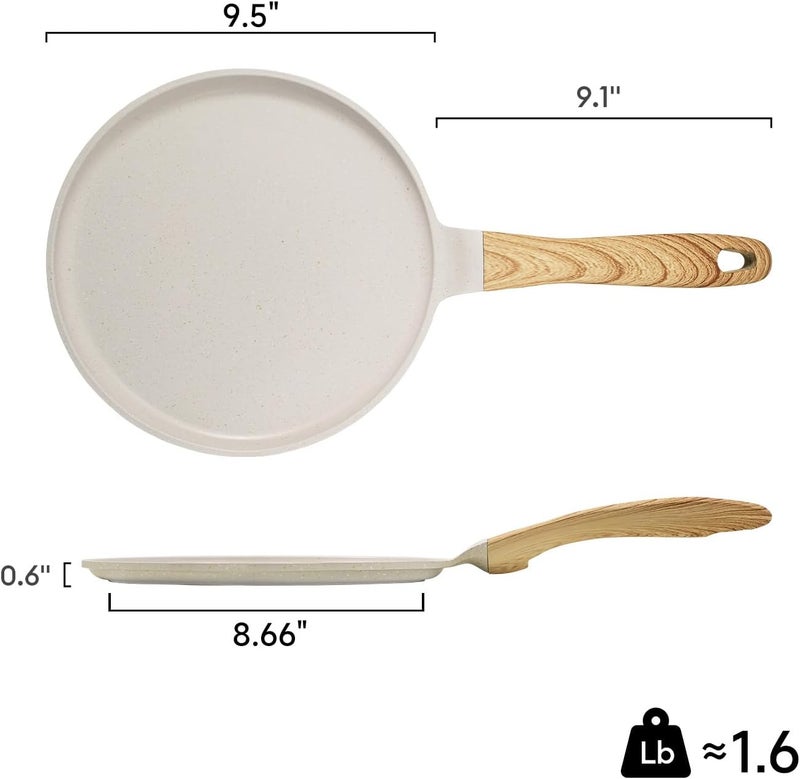 JEETEE 9.5 Inches Creap Pan(Beige) - Image 2