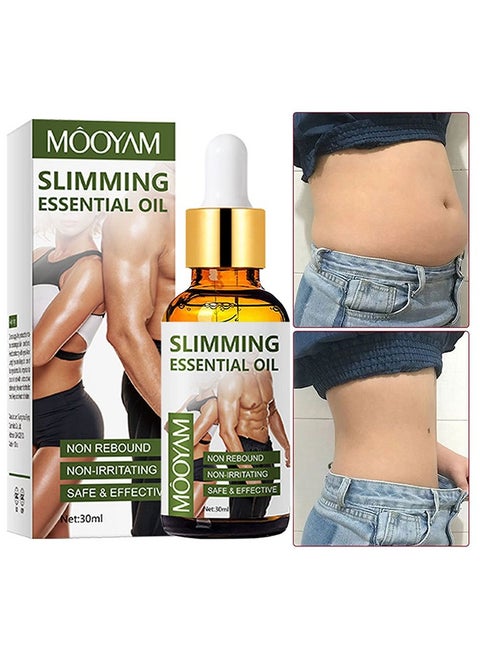Slimming Essential Oil - Slimming Massage Absorb Promote Metabolism Shape BodyFat Burning Massage Oil 30ml