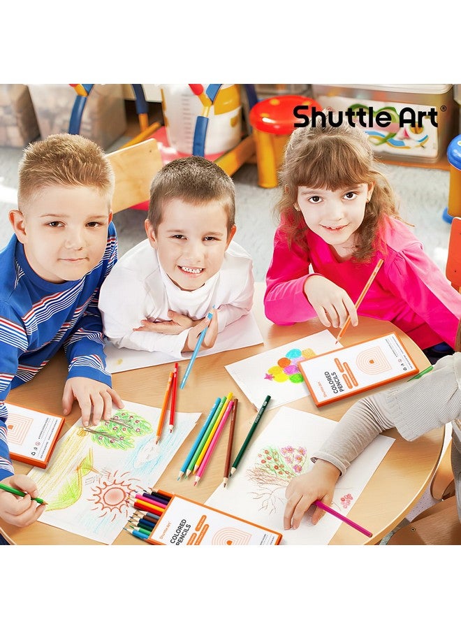 Shuttle Art 360 Pcs Colored Pencils Bulk, 12 Assorted Colors, Pack Of 30, Break-Resistant, Pre-Sharpened Colored Pencils For Kids, Bulk Pack School Supplies For Teachers & Students - Image 5