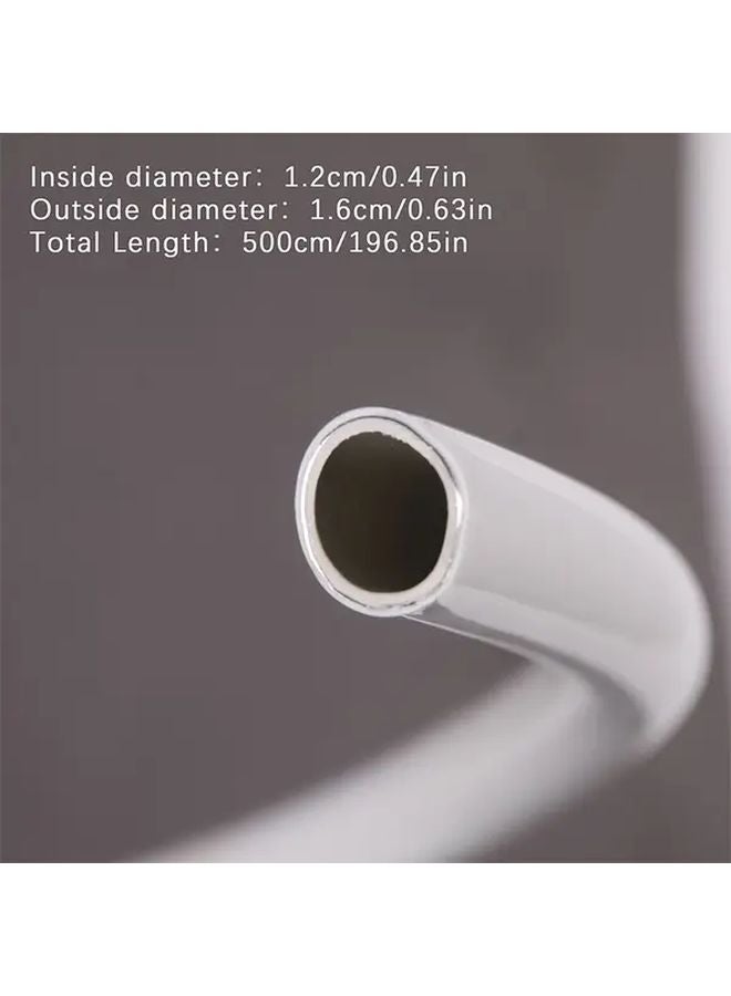 White Flexible Modeling Tubes PVC Aluminum Plastic DIY Christmas Birthday Party Decor - Image 4