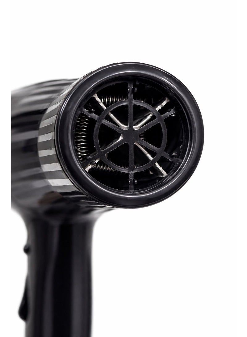Milano Plus 2400W Professional Hair Dryer M-6000 – Salon Grade Blow Dryer with Cool Shot, 2 Speed & 3 Heat Settings, Concentrator Nozzle, Fast Drying Hair Dryer for Home & Salon Use - Image 5