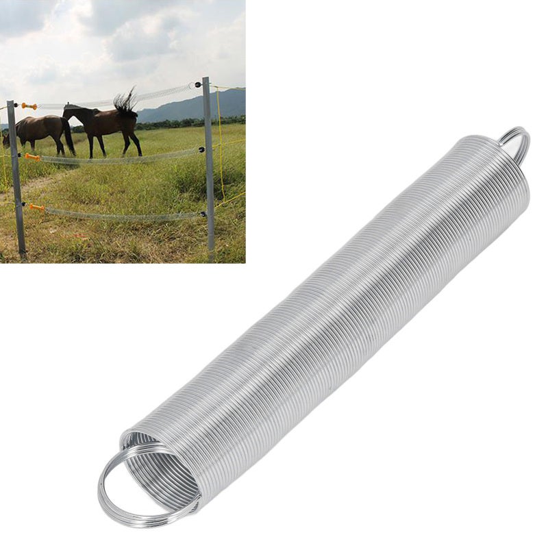 Livestock Fence Spring Gate: Stainless Steel Extendable Up To 16 Feet - Easy Install & Wear Resistant Electric Fence Gate for Pasture Livestock Entry Exit & Perimeter Integrity - Image 3