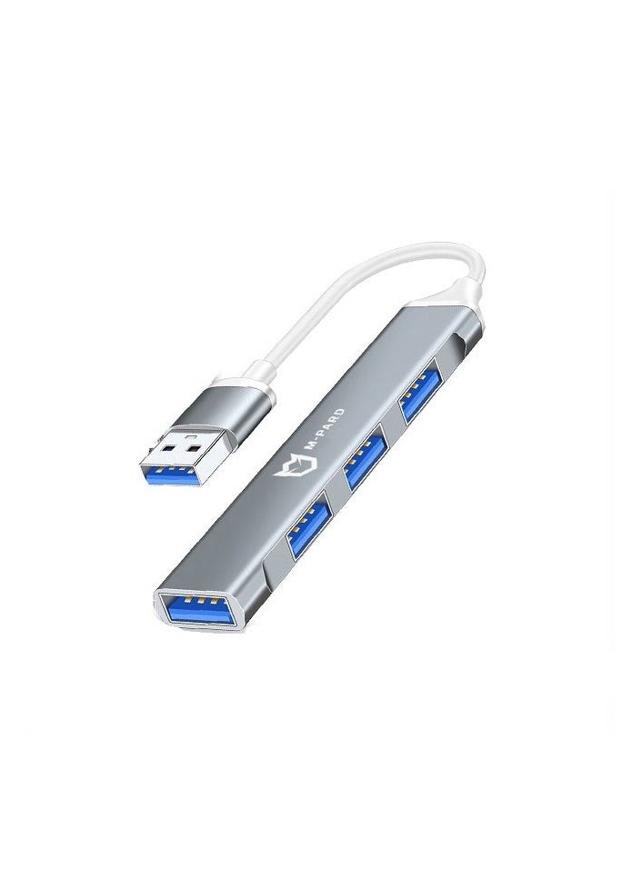 M-PARD USB 3.0 Hubs, 4 Ports USB Splitter Ultra-Slim USB Expander for Mouse, Keyboard, Flash Drive, U Disk, Printer Compatible with Laptop, Desktop PC, Xbox, PS5, and More  - Image 1