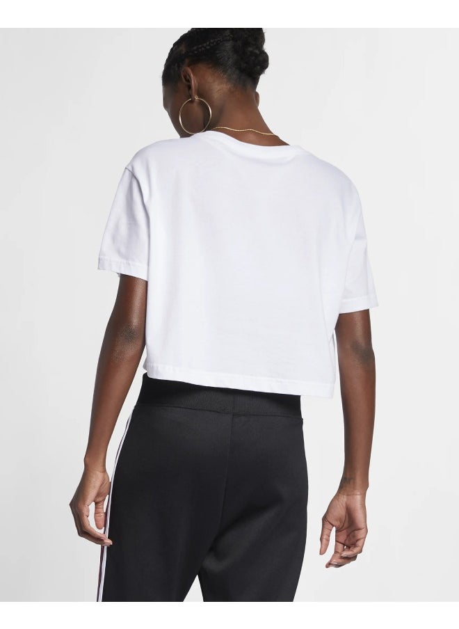 Nike - Cropped Logo T-Shirt - Image 1