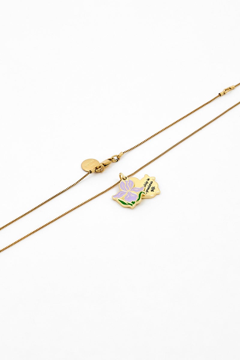 ALEX AND ANI Women Iris Sentimental Adjustable Necklace, Shiny Gold  - Image 3