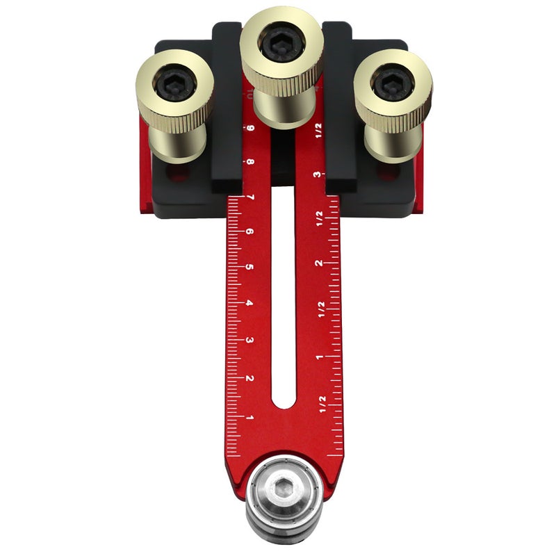 Table Saw Inverted Roller Quick Cut Limiter Woodworking Bench Cutting Auxiliary Tools Slot Positioning Retaining Tool with Adjustable Length for Carpenter - Image 3