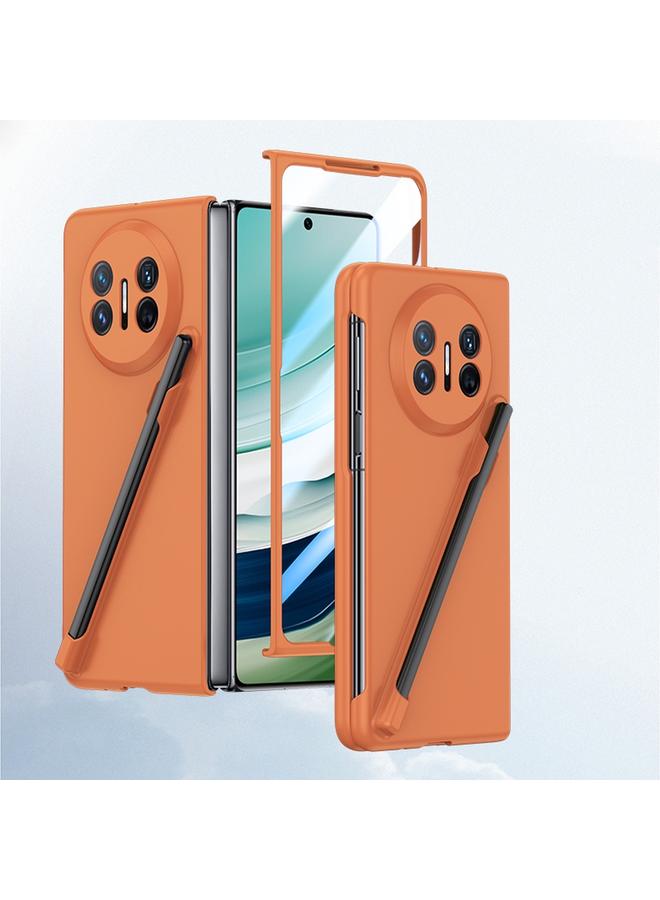 اس-توب جراب لهاتف Huawei Mate X5، جراب كمبيوتر مدمج بملمس الجلد مع قلم/صندوق أقلام - Image 1