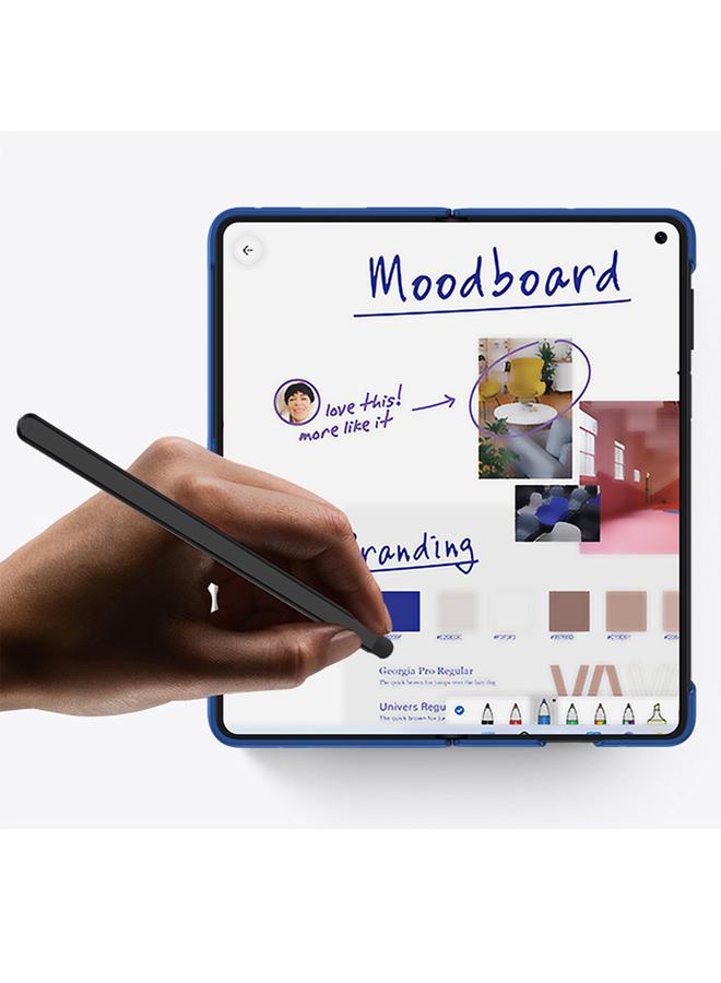اس-توب جراب لهاتف Huawei Mate X5، جراب كمبيوتر مدمج بملمس الجلد مع قلم/صندوق أقلام - Image 4