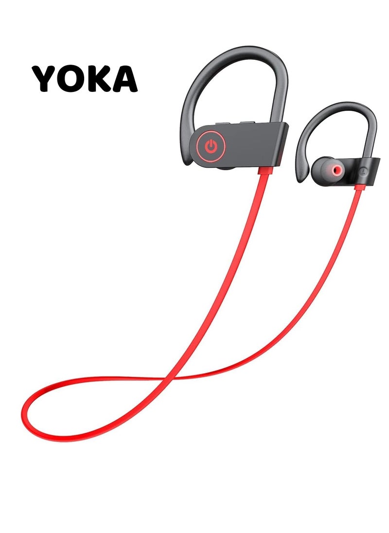 Bluetooth Wireless Headphones, in Ear Bluetooth Headphones, Sports Earbuds for Gym Running 8 Hours Playtime Noise Cancelling Headsets