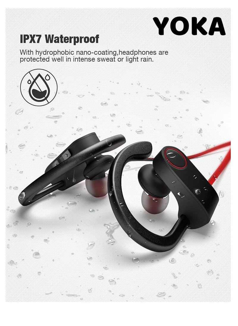 Bluetooth Wireless Headphones, in Ear Bluetooth Headphones, Sports Earbuds for Gym Running 8 Hours Playtime Noise Cancelling Headsets