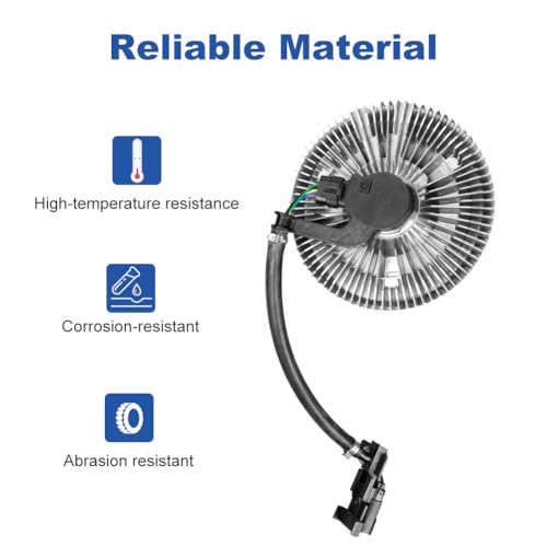 VANJING Radiator Cooling Fan Clutch Compatible with Ford F-150 F150 2011-2014, F-250 F-350 Super Duty 2011-2016 V8 6.2L Replacement for 2569351692 - Image 4