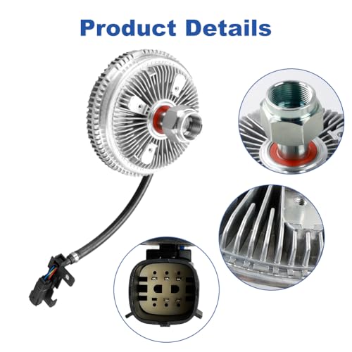 VANJING Radiator Cooling Fan Clutch Compatible with Ford F-150 F150 2011-2014, F-250 F-350 Super Duty 2011-2016 V8 6.2L Replacement for 2569351692 - Image 5