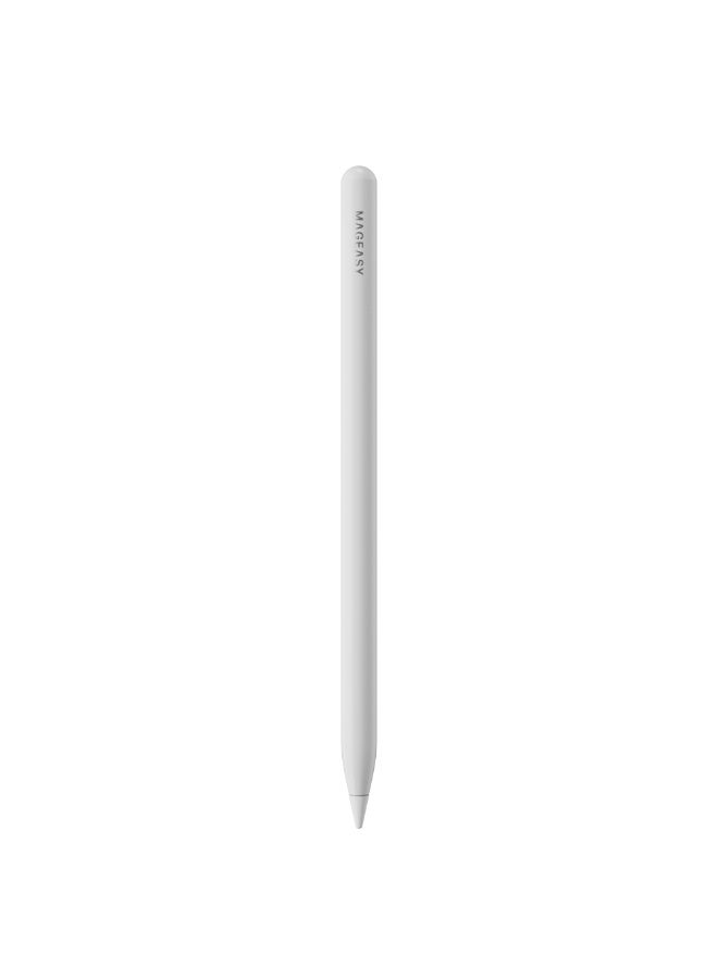 Mageasy Instinct Ipad Stylus Pencil- 4 Multi-Purpose Tips-White - Image 3