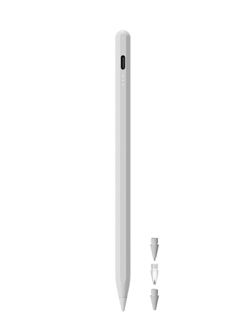 Mageasy Instinct Ipad Stylus Pencil- 4 Multi-Purpose Tips-White - Image 2