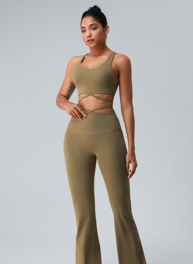 KAWN.YOGA Womens X Back Sports Bra  - Image 2
