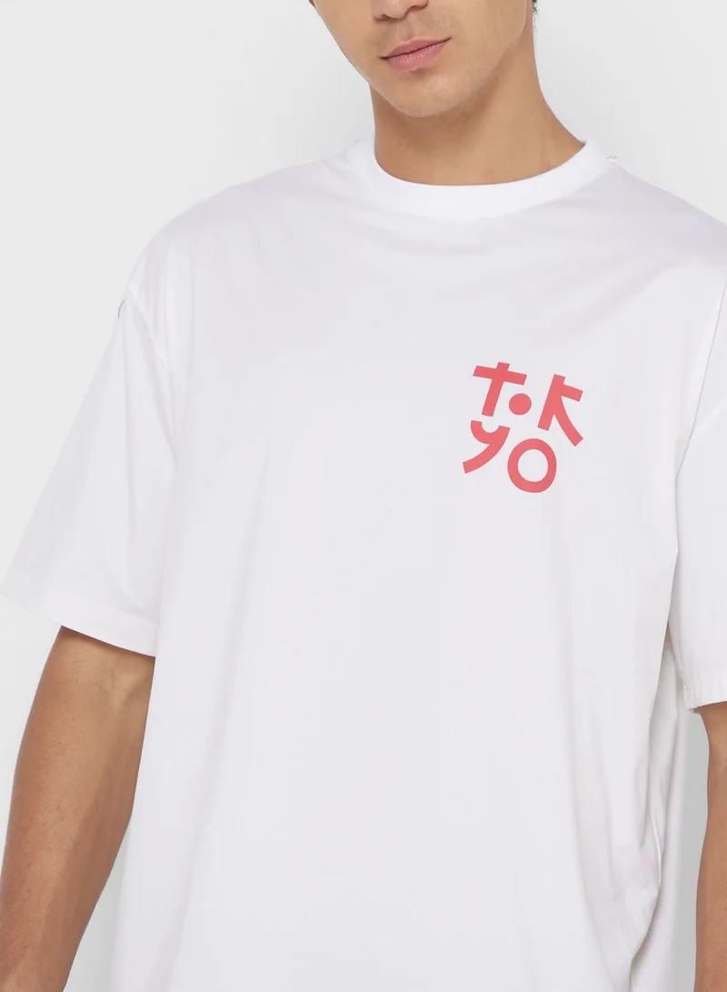 سفنتي فايف Casual Oversized T-Shirt