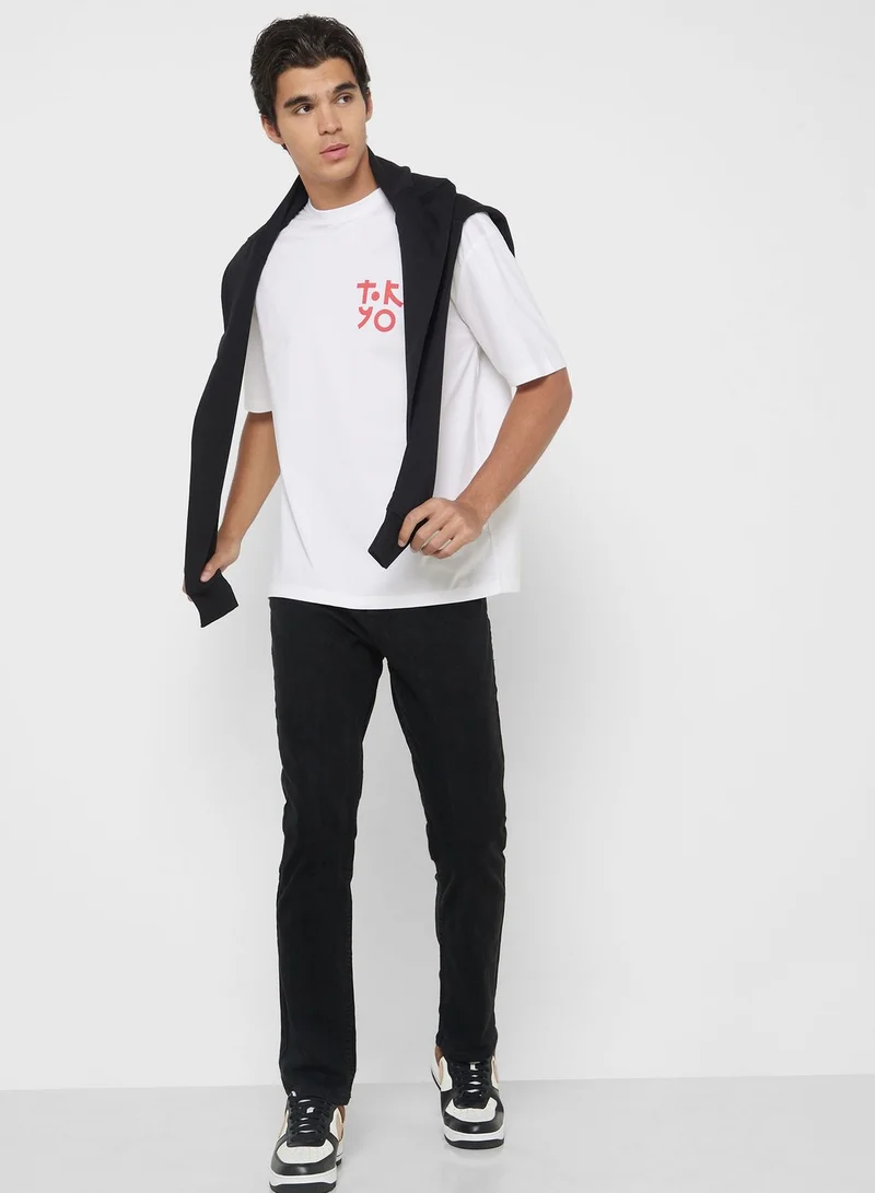 سفنتي فايف Casual Oversized T-Shirt